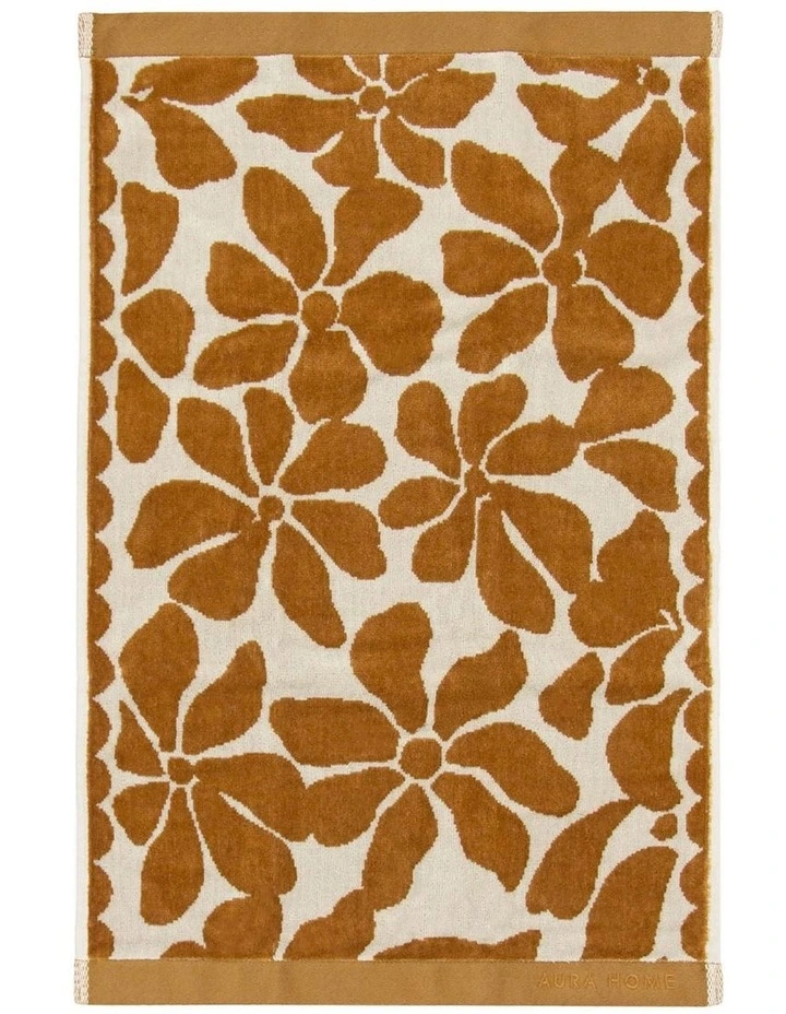 Palma Petal Australian Cotton Towel Set in Bronze image 5