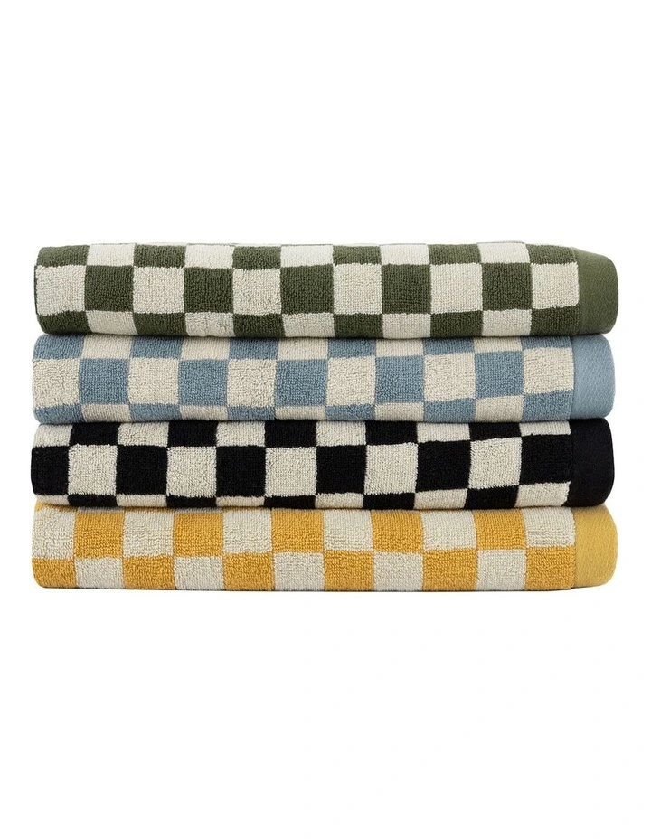 Zenith Towel Range in Olive image 3