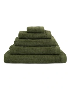 Porto Towel Range in Olive