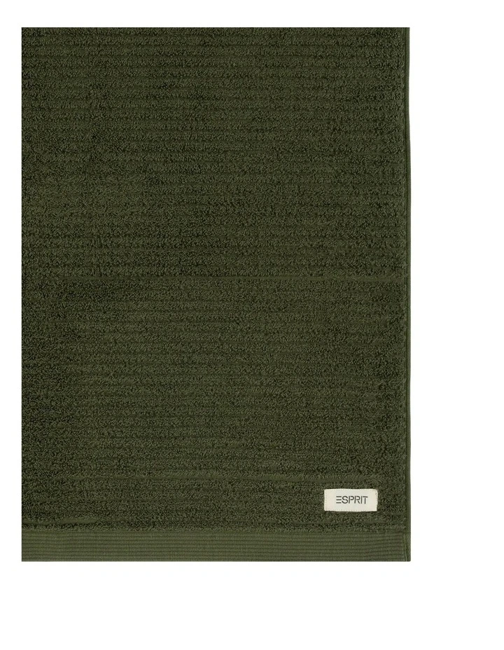 Porto Towel Range in Olive image 2