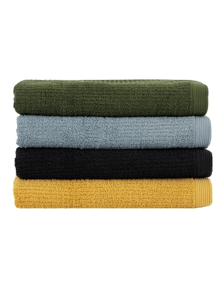 Porto Towel Range in Olive image 3