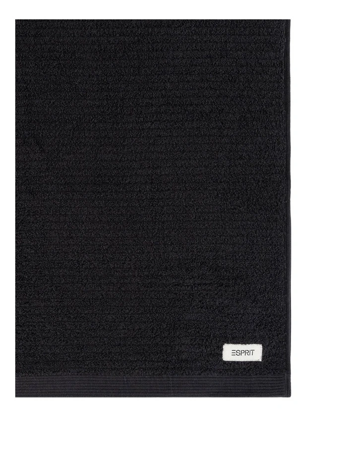 Porto Towel Range in Onyx image 2