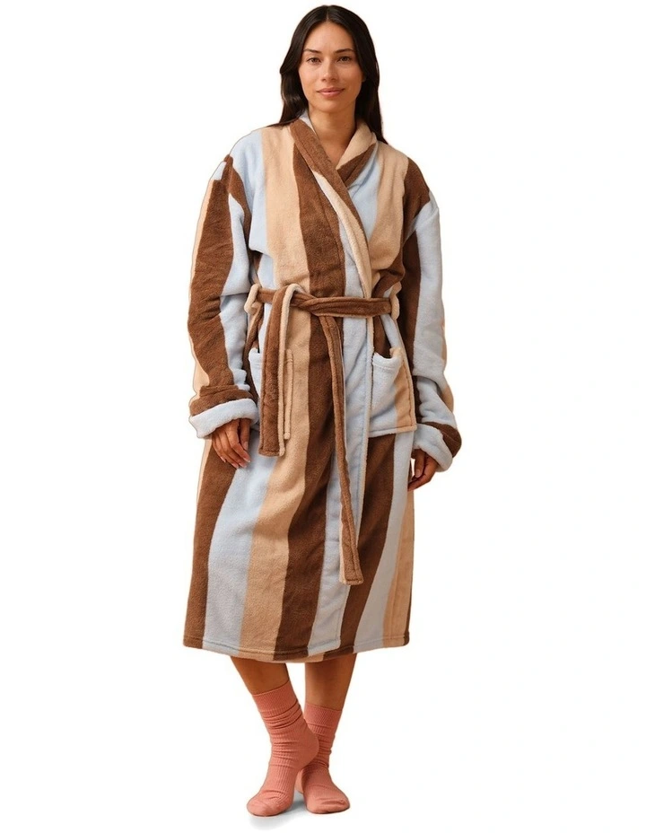 Plush Palazzo Robe in Cocoa image 2