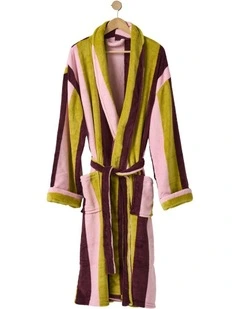 Palazzo Bathrobe in Plum