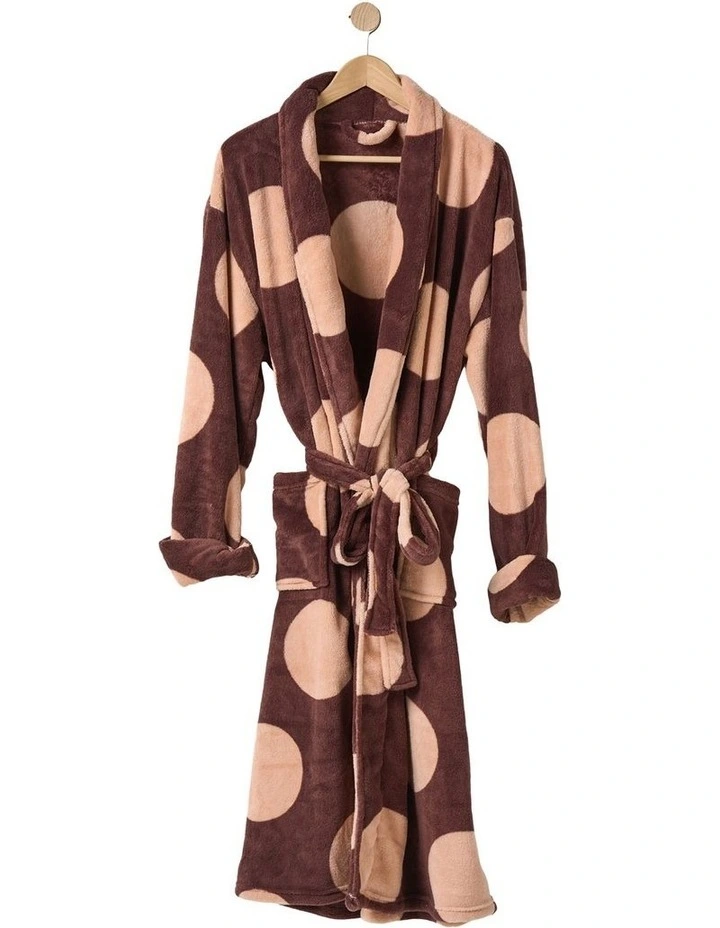Pluto Bath Robe in Chocolate image 1