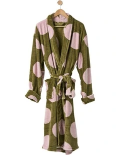 Pluto Bath Robe in Olive