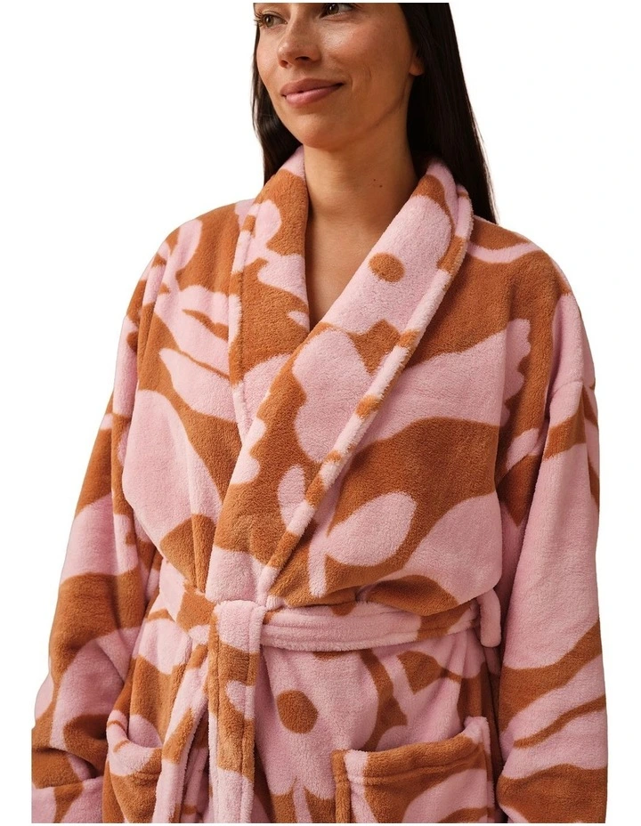 Plush Francesca Robe in Ginger image 3