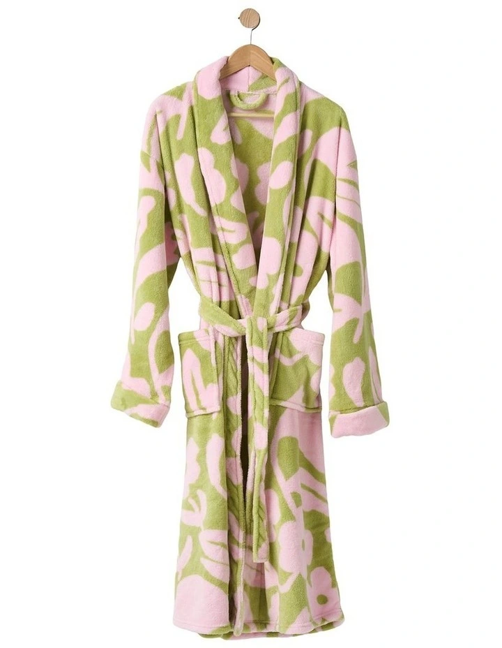 Plush Francesca Robe in Pear image 1