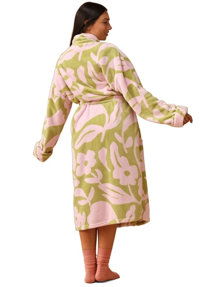 Plush Francesca Robe in Pear image 3