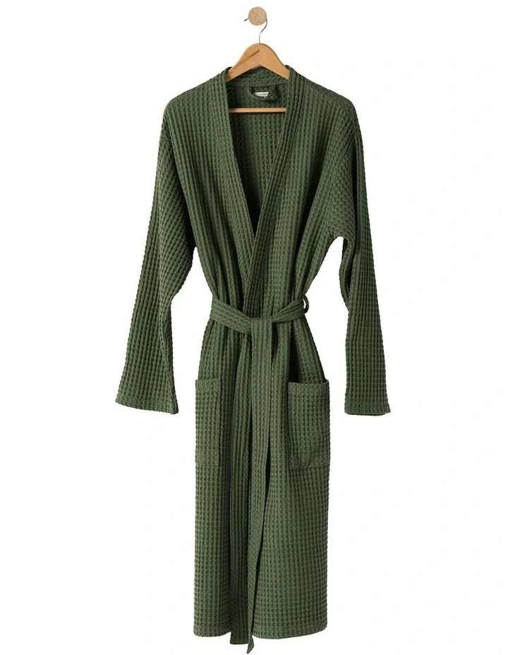 Keaton Bath Robe In Evergreen image 1