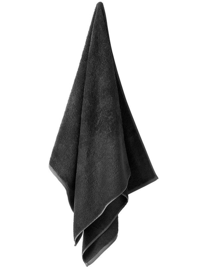 Nara Cotton Bamboo Towel Range in Charcoal image 2