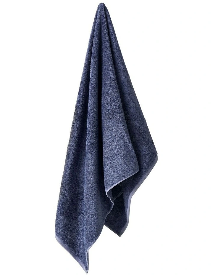 Nara Cotton Bamboo Towel Range in Blue image 2