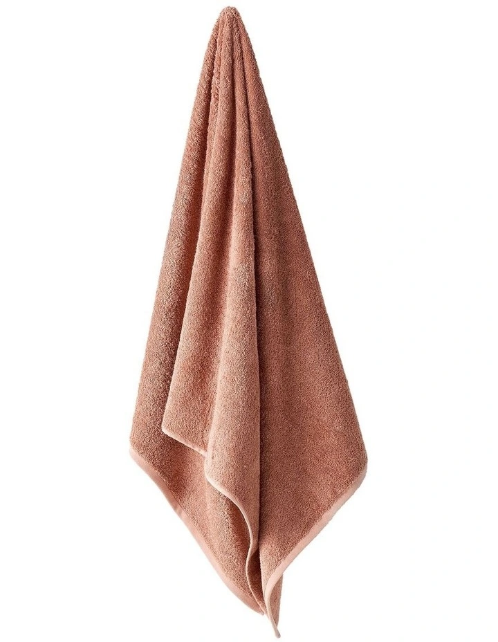 Nara Cotton Bamboo Towel Range in Clay image 2