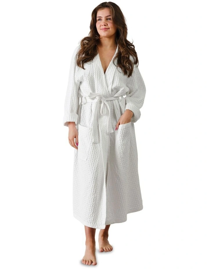 Keaton Robe in White image 2