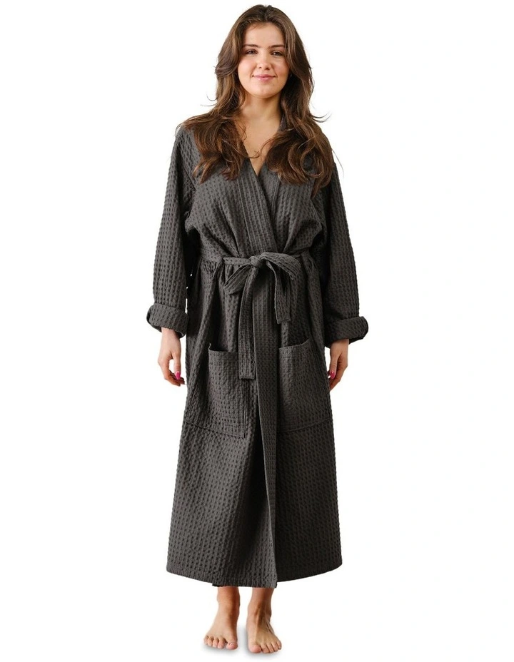 Keaton Robe in Charcoal image 2