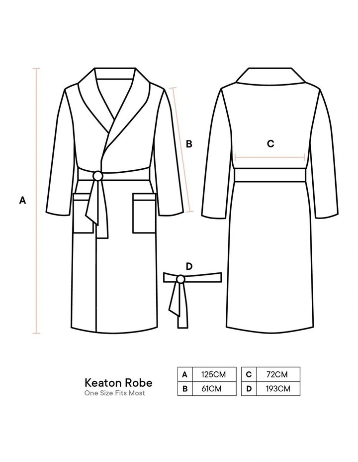 Keaton Robe in Charcoal image 3