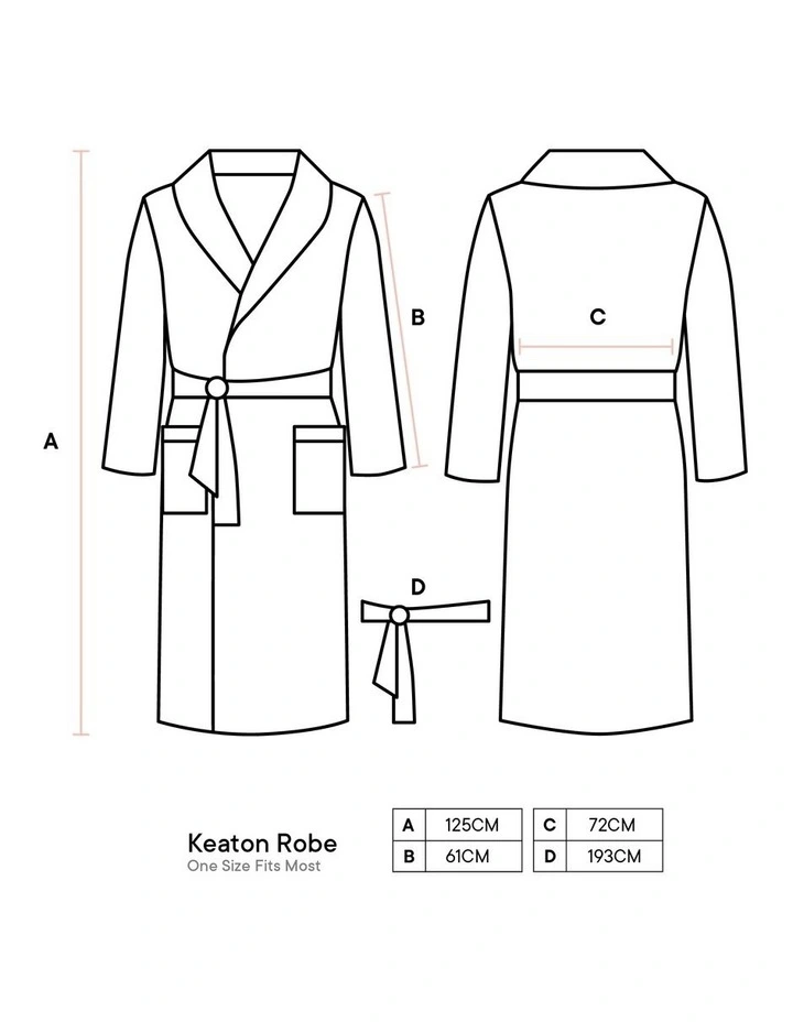 Keaton Robe in Charcoal image 4