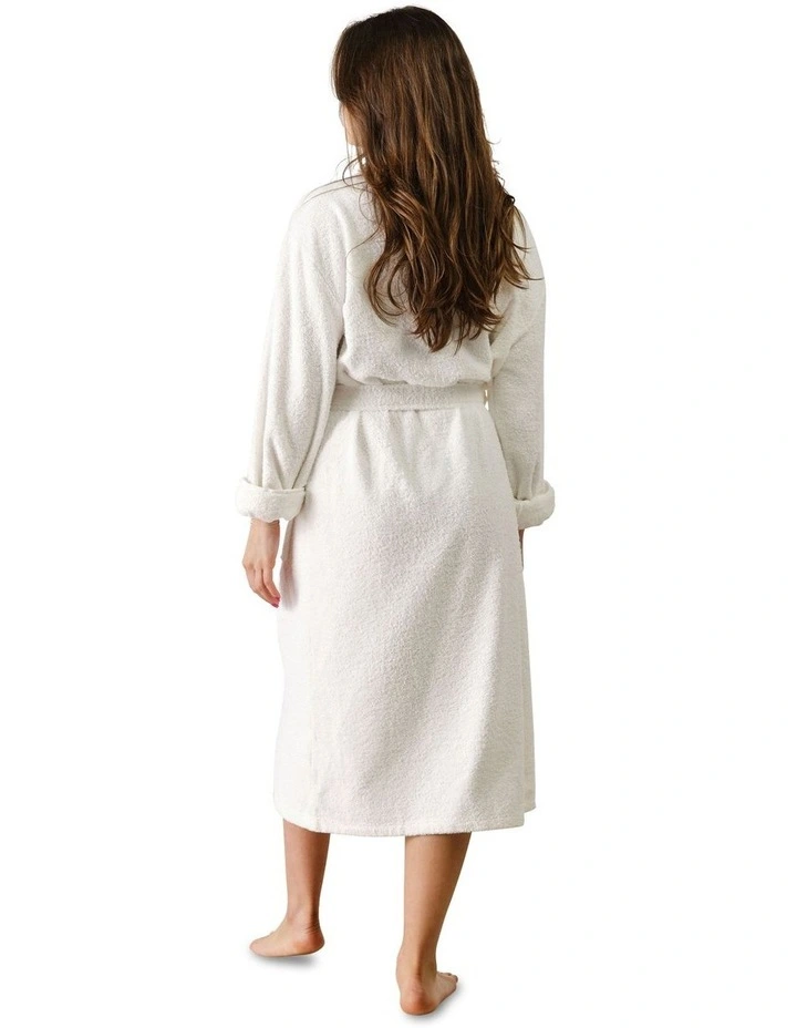 Terry Robe in White image 3
