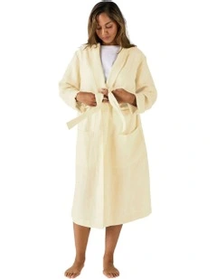 Nimes Bath Robe in Lemon