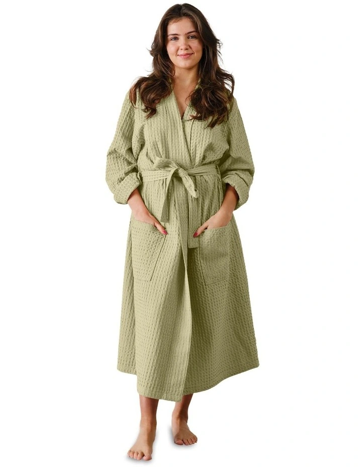 Keaton Robe in Green Gum image 2