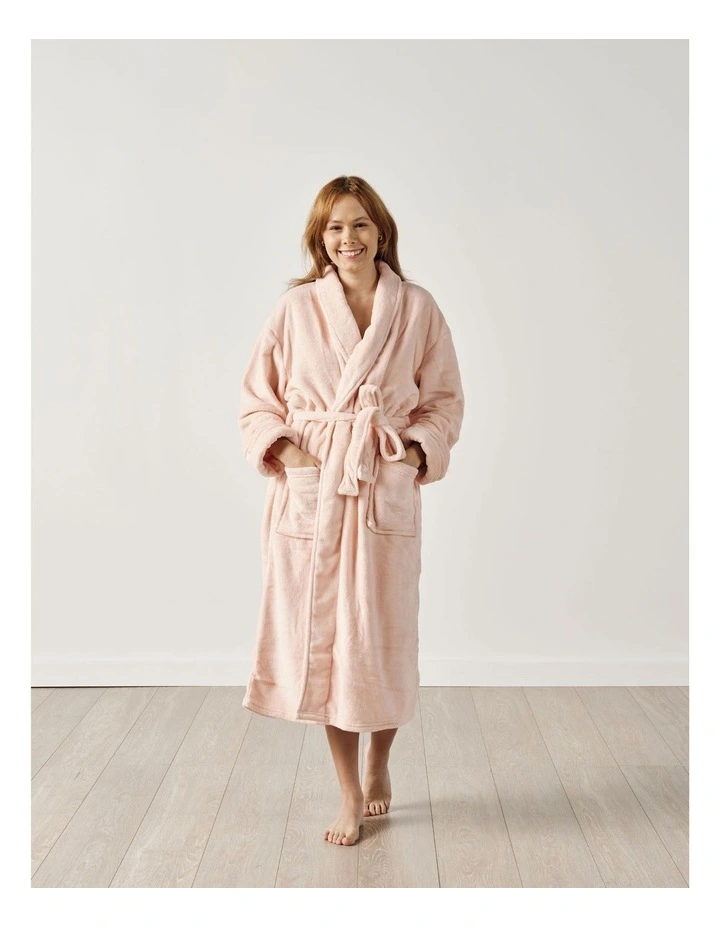 Plush Robe in Pink image 1