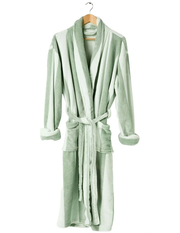 Plush Ocean City Robe in Jade image 2