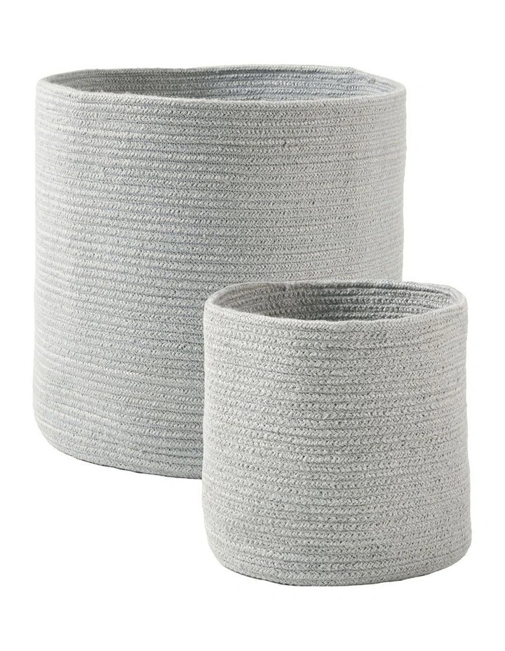 Lia Storage Baskets in Sky image 1