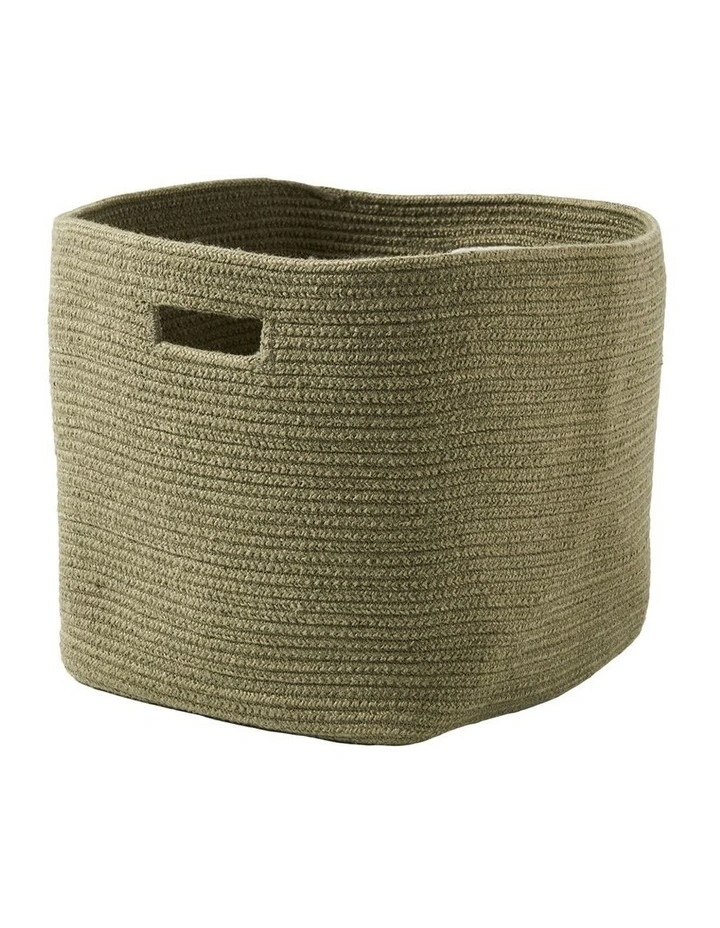 Finn Storage Basket in Sage image 1