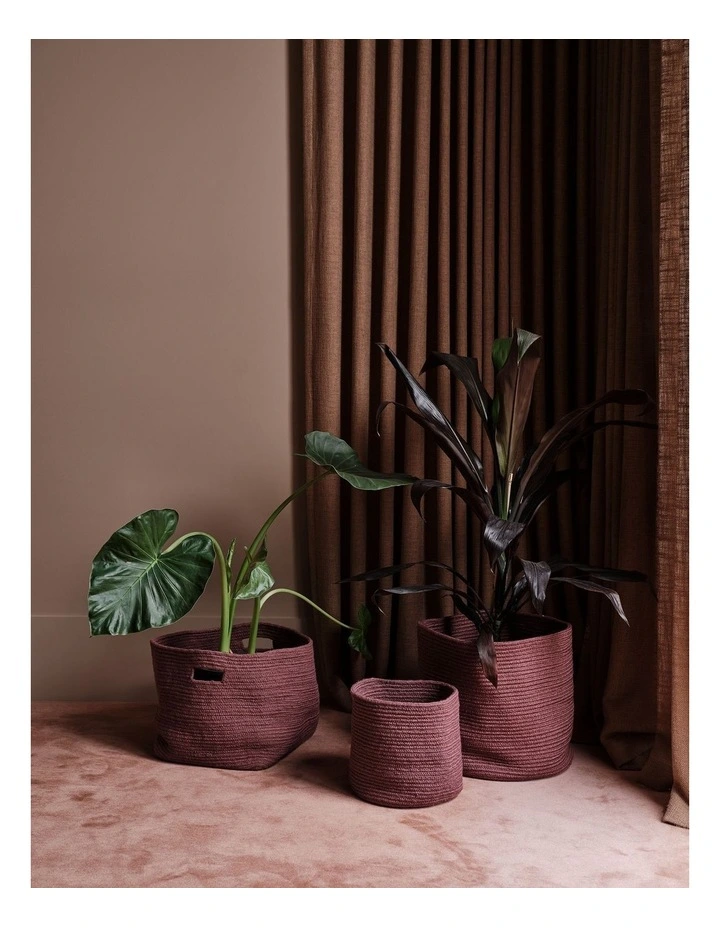 Finn Storage Basket in Plum image 2