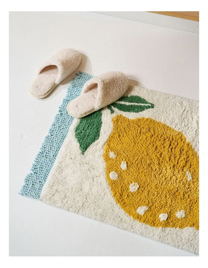 Novelty Bath Mat in Lemon image 3