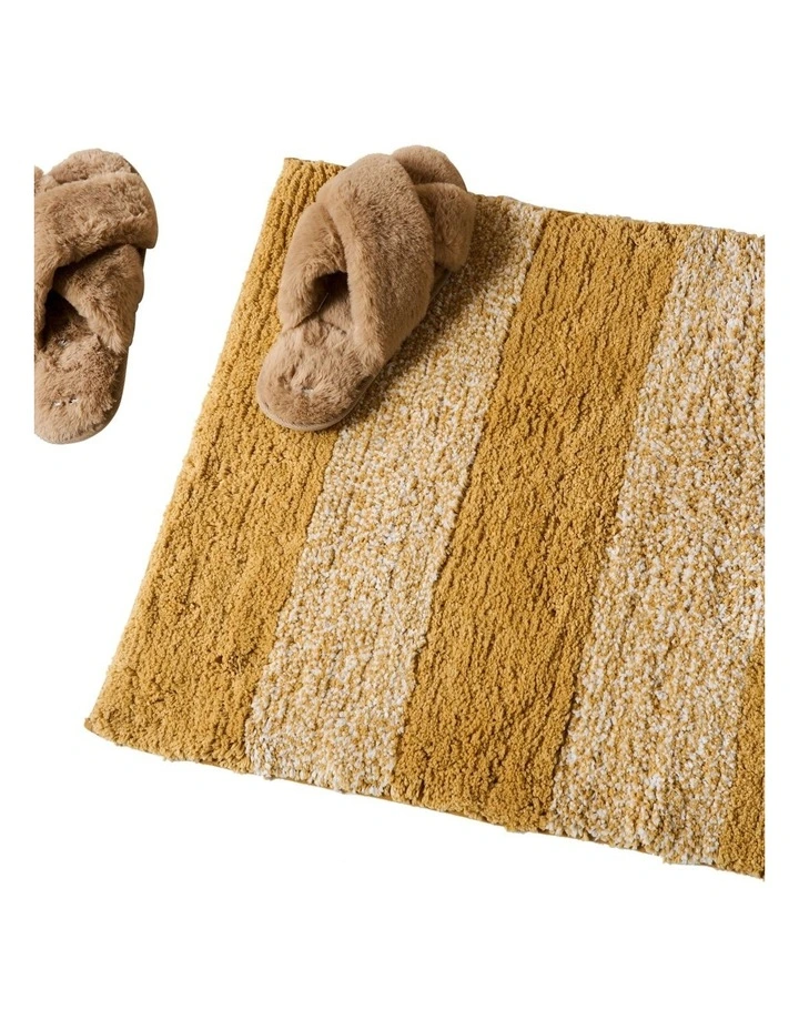 Duo Tone Bath Mat in Honey image 3