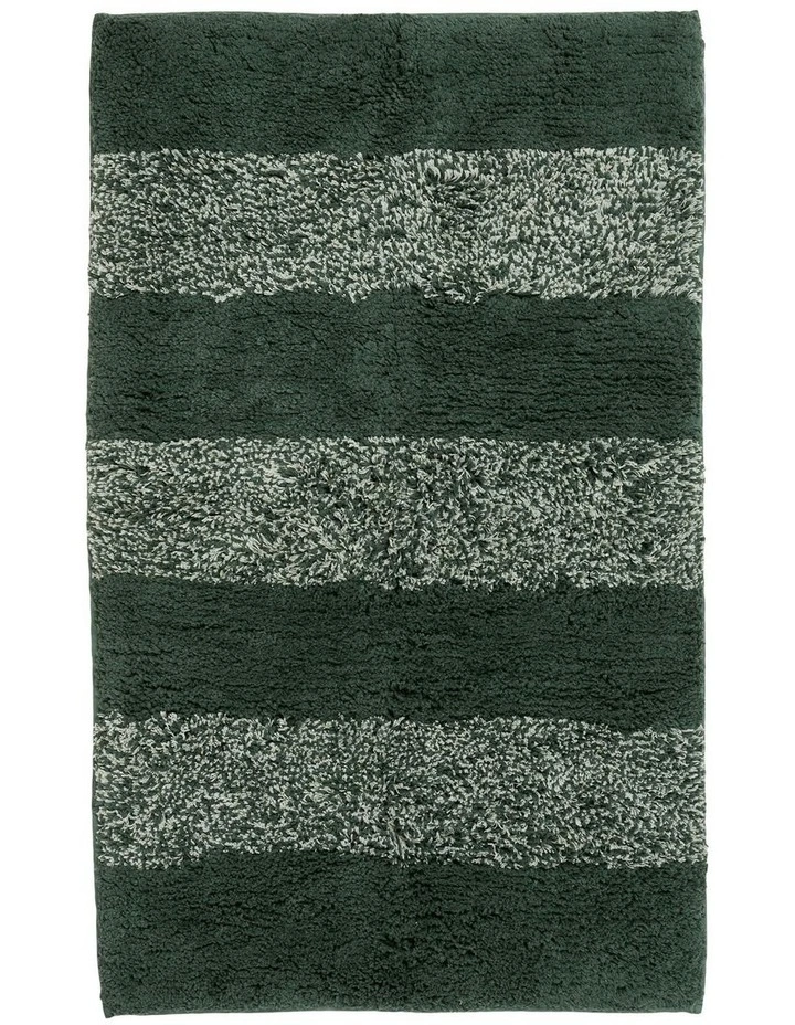 Duo Tone Bath Mat in Pine image 1