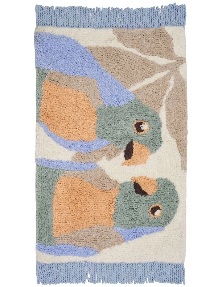 Novelty Bath Mat in Parrots image 1