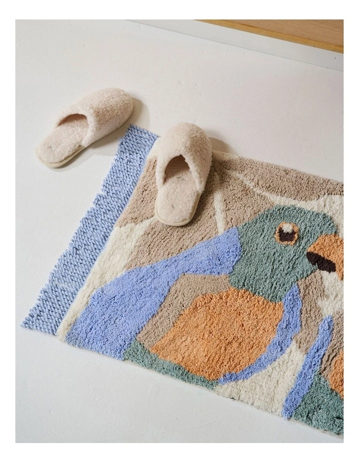 Novelty Bath Mat in Parrots image 3