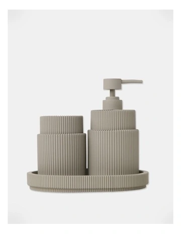 Hudson Soft Touch Bathroom Accessories in Grey