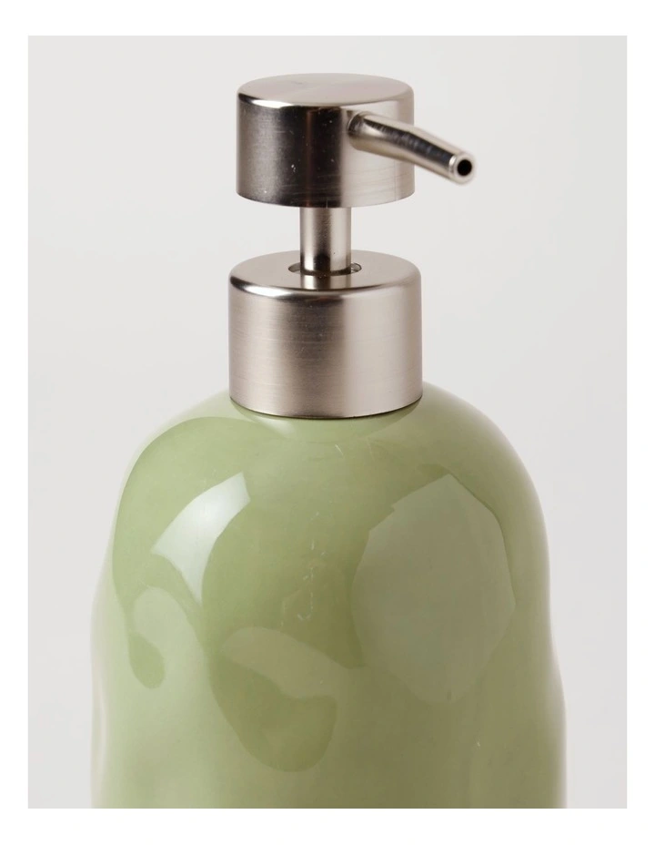 Moss Soap Dispenser in Green image 2