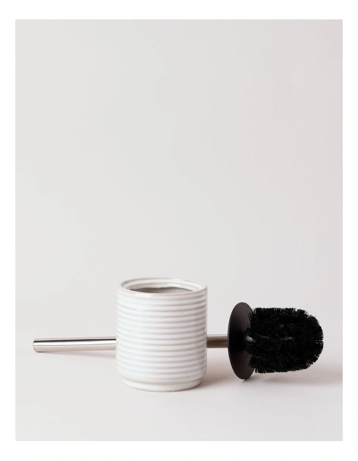 Dune Toilet Brush Holder in Natural image 2