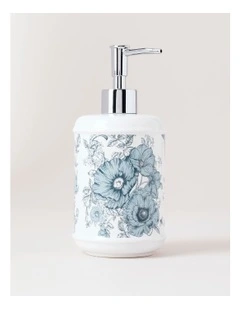 Toile Soap Dispenser in Blue