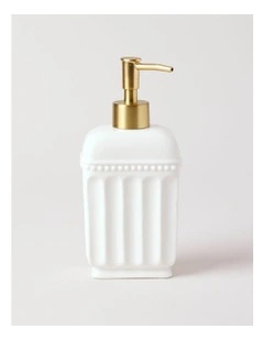 Cape Soap Dispenser in White