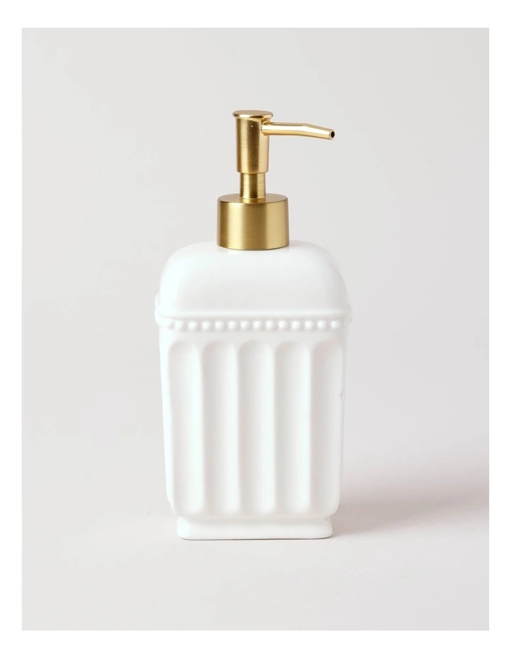 Cape Soap Dispenser in White image 1