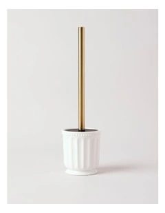 Toilet Brush Holder in White