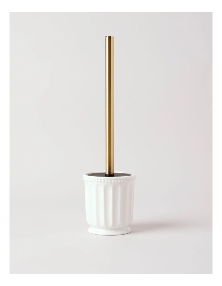 Toilet Brush Holder in White image 1
