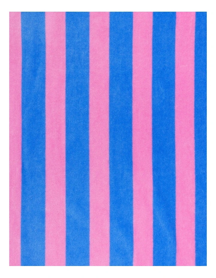 Reverse Stripe Beach Towel in Candy image 2