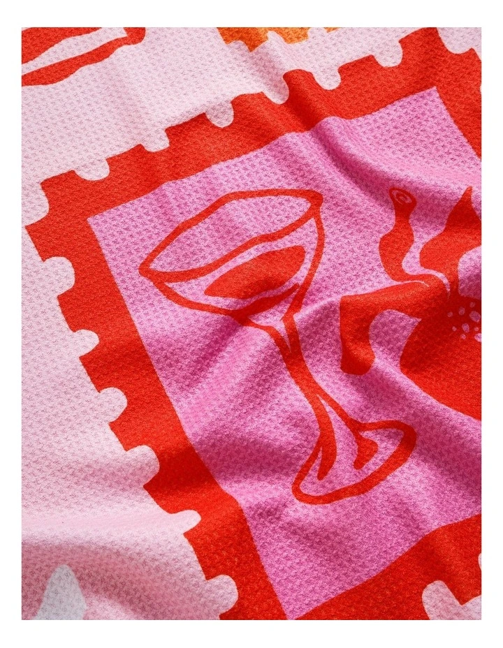 Stamp Sand Free Beach Towel in Multi image 2