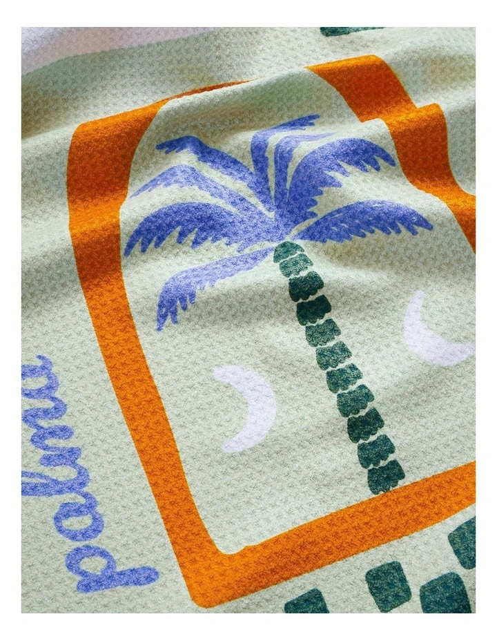 Summertime Sand Free Beach Towel in Multi image 2