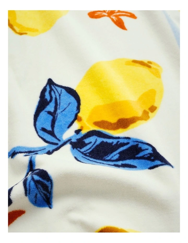 Dolce Limone Beach Towel in Yellow image 2