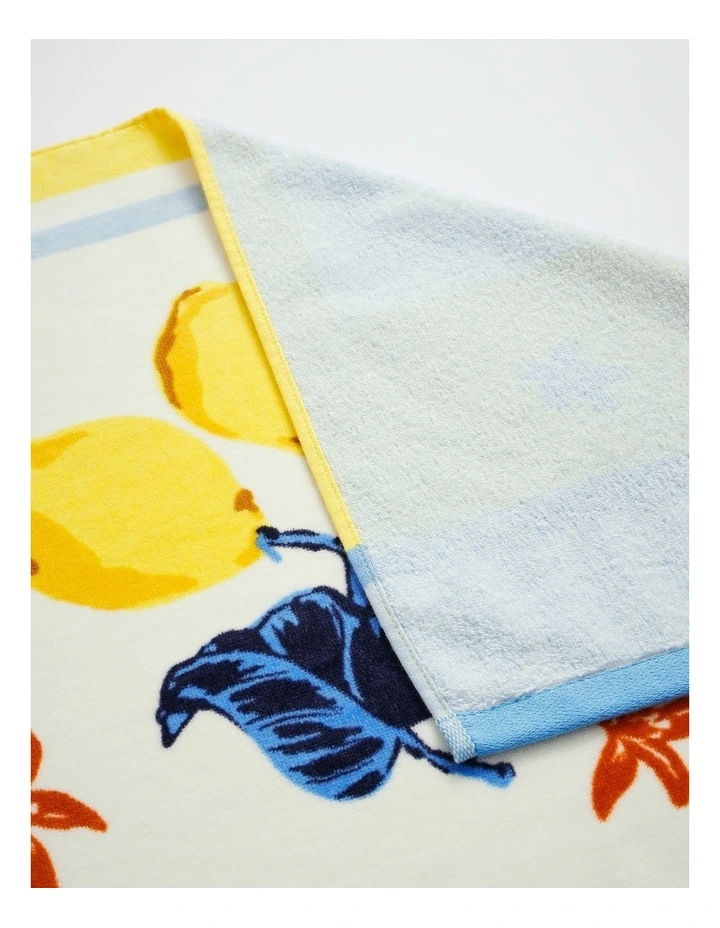 Dolce Limone Beach Towel in Yellow image 3