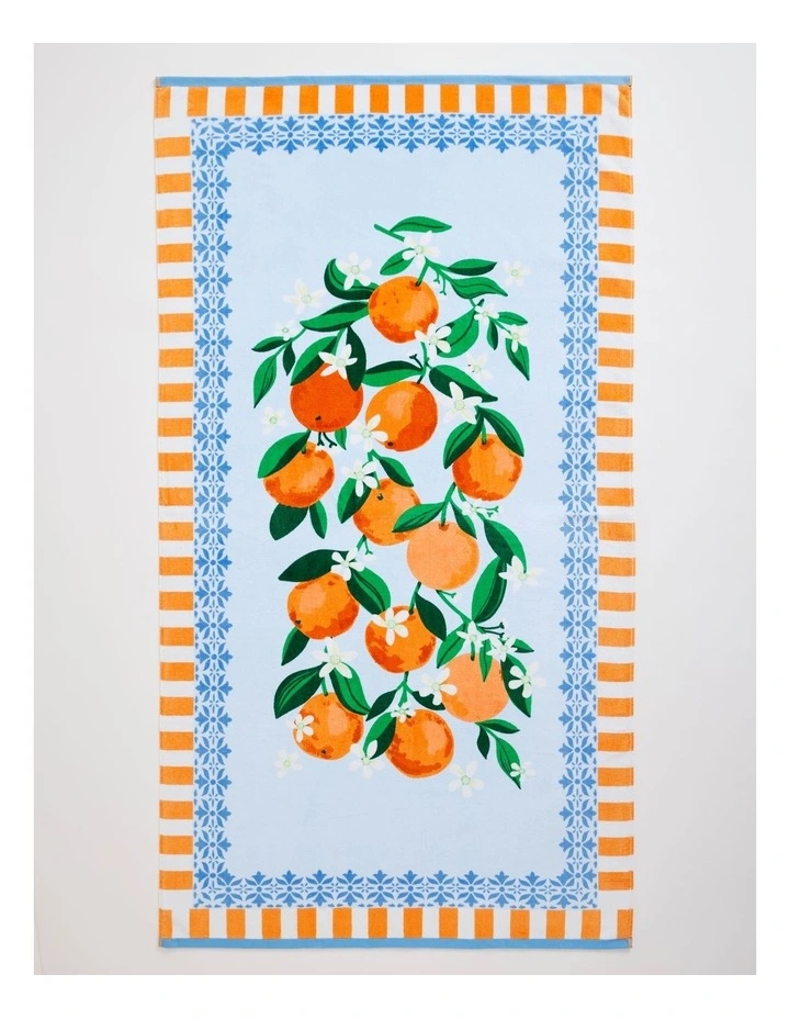Dolce Arancia Beach Towel in Orange image 1