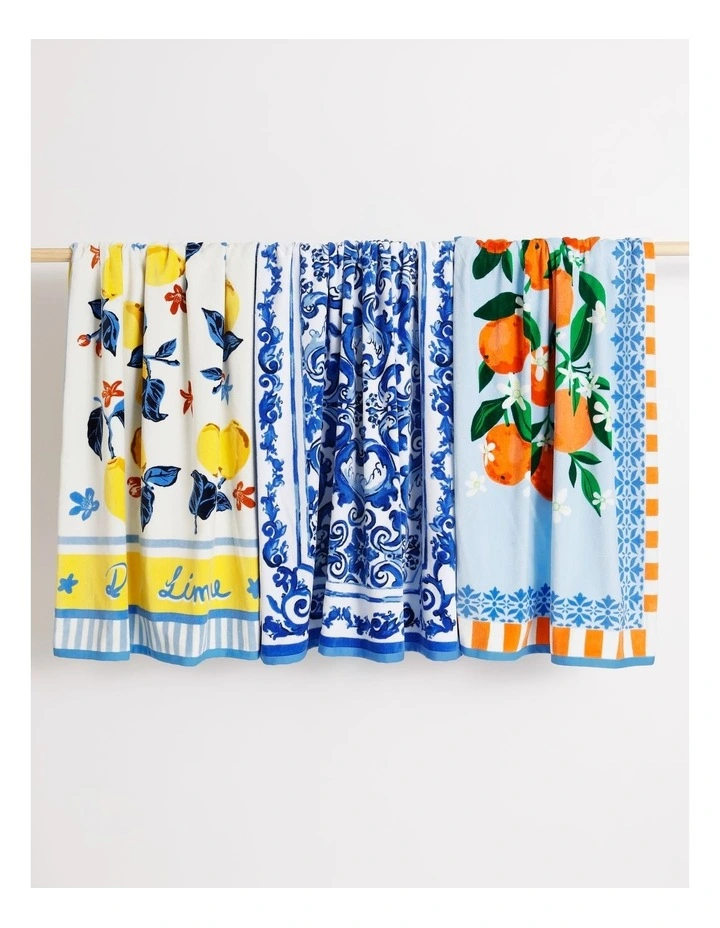 Dolce Arancia Beach Towel in Orange image 4