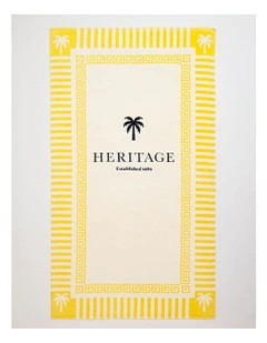 Athina Beach Towel in Yellow